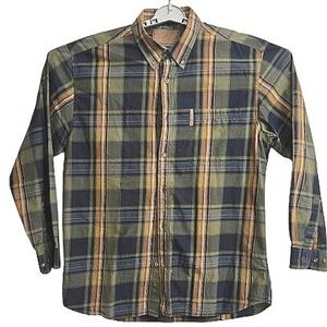 Clearwater Outfitters Mens L‎ Button Down Shirt Plaid Long Sleeve Camouflage